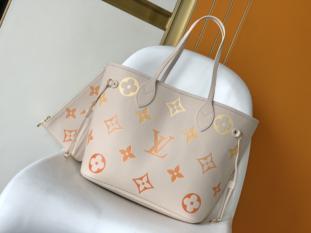 LV Neverfull MM 奶油漸層