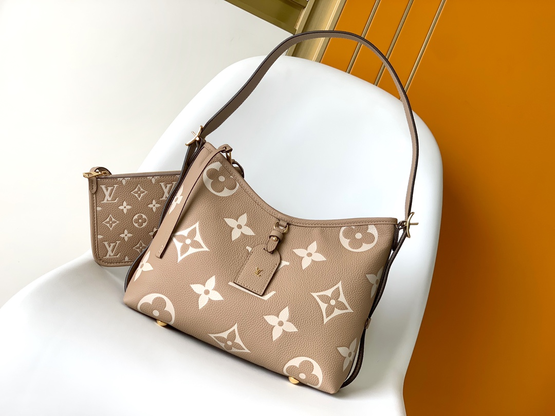 LV CarryAll PM 斑鳩灰奶油白