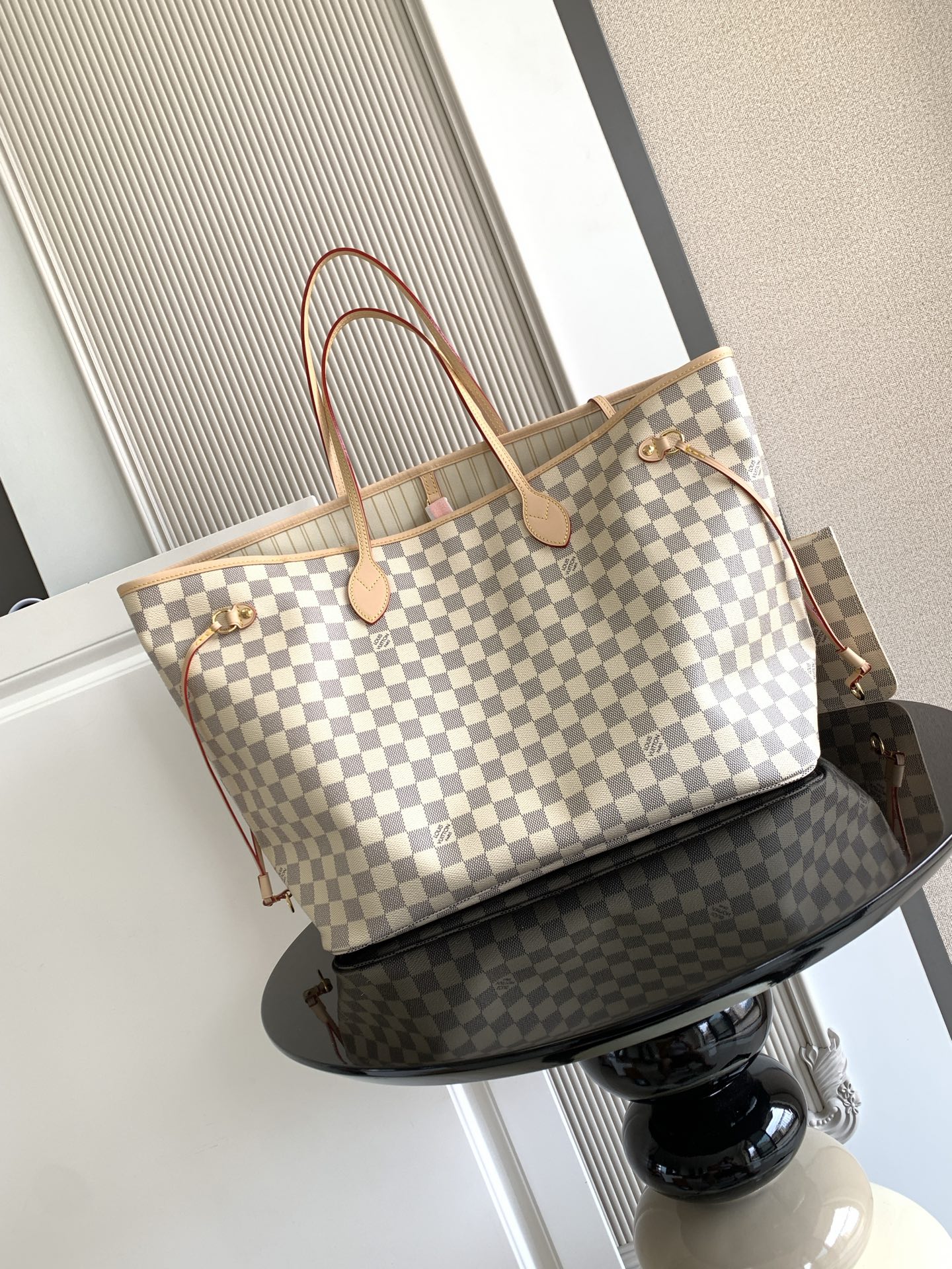 LV Neverfull GM 白棋盤