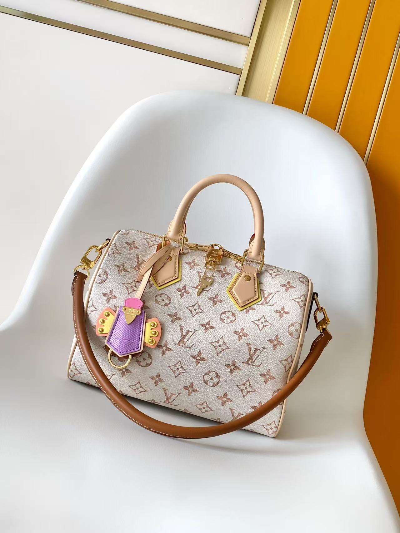 LV Speedy Bandoulière 25 沙丘色