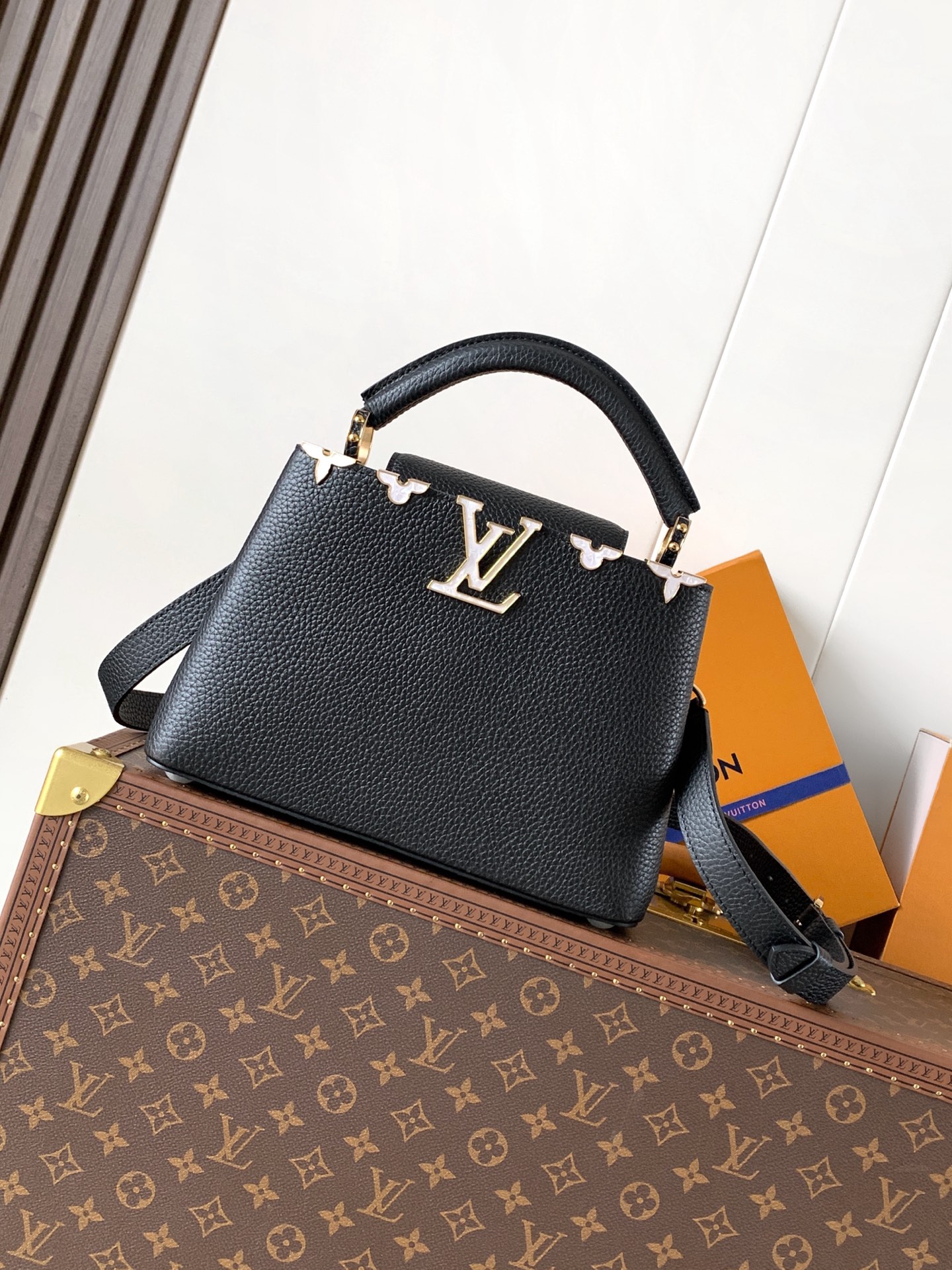 LV Capucines BB Flower Crown 黑色