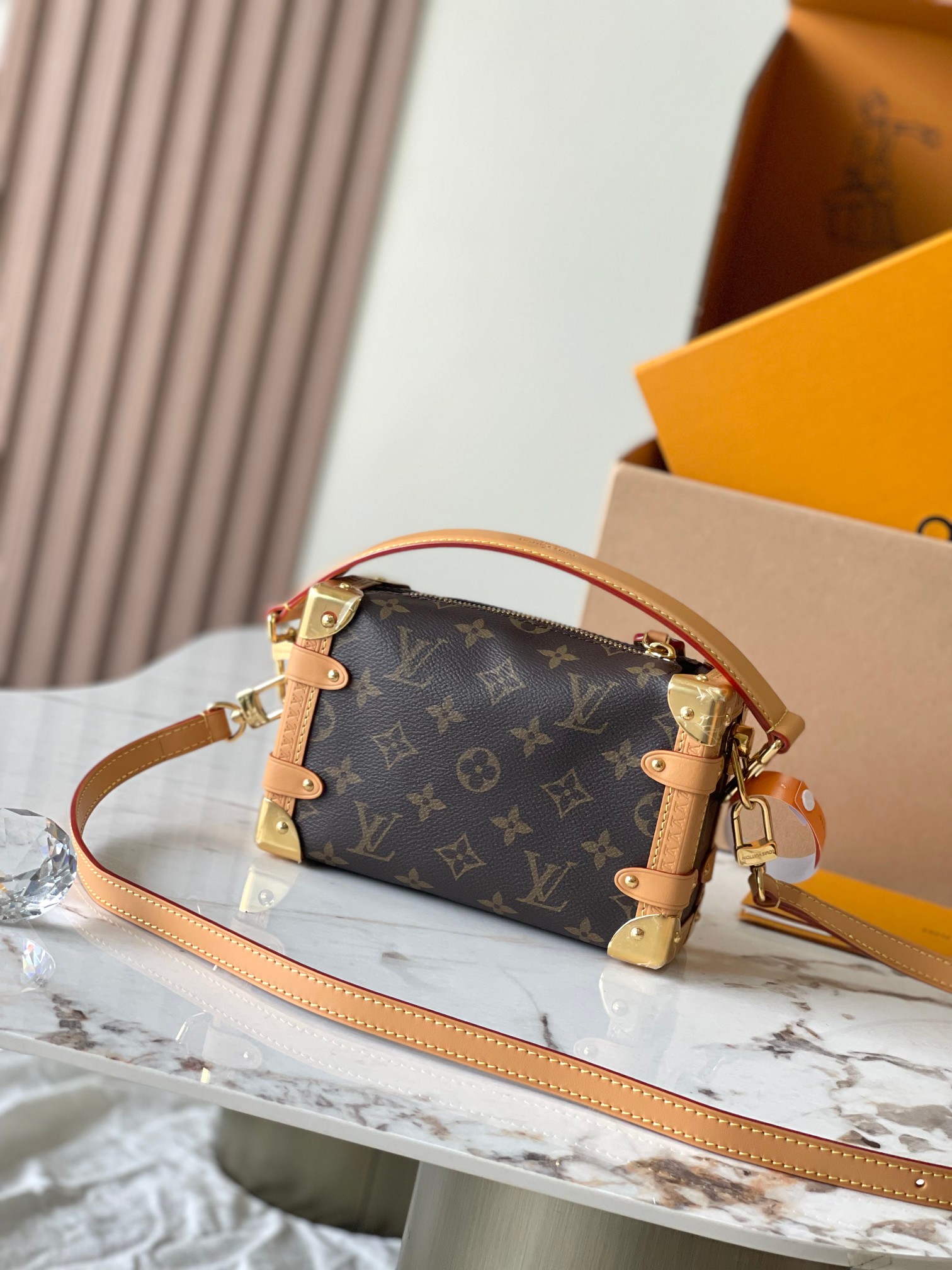 LV Side Trunk PM 經典老花