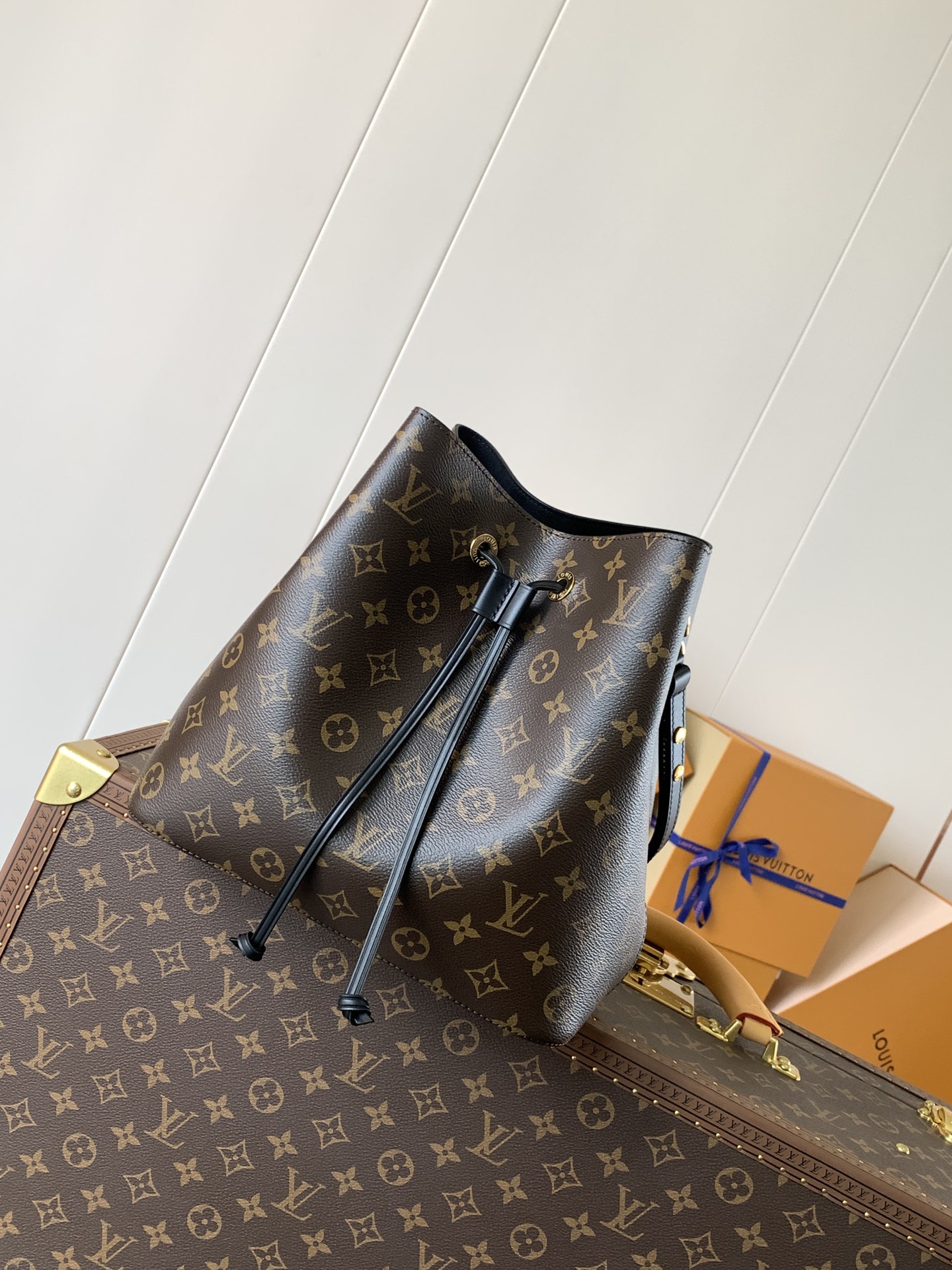 LV NéoNoé MM 經典老花黑色