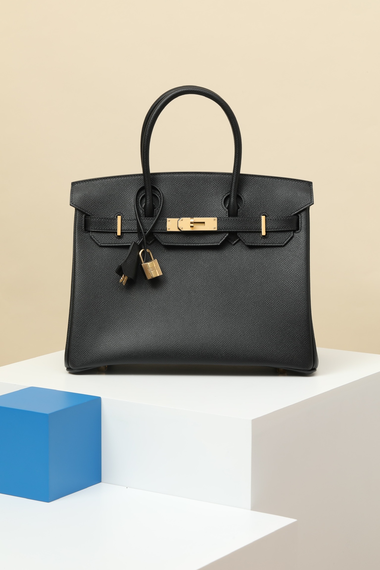Hermès Birkin 30 CK89 黑色 Epsom 皮 金扣