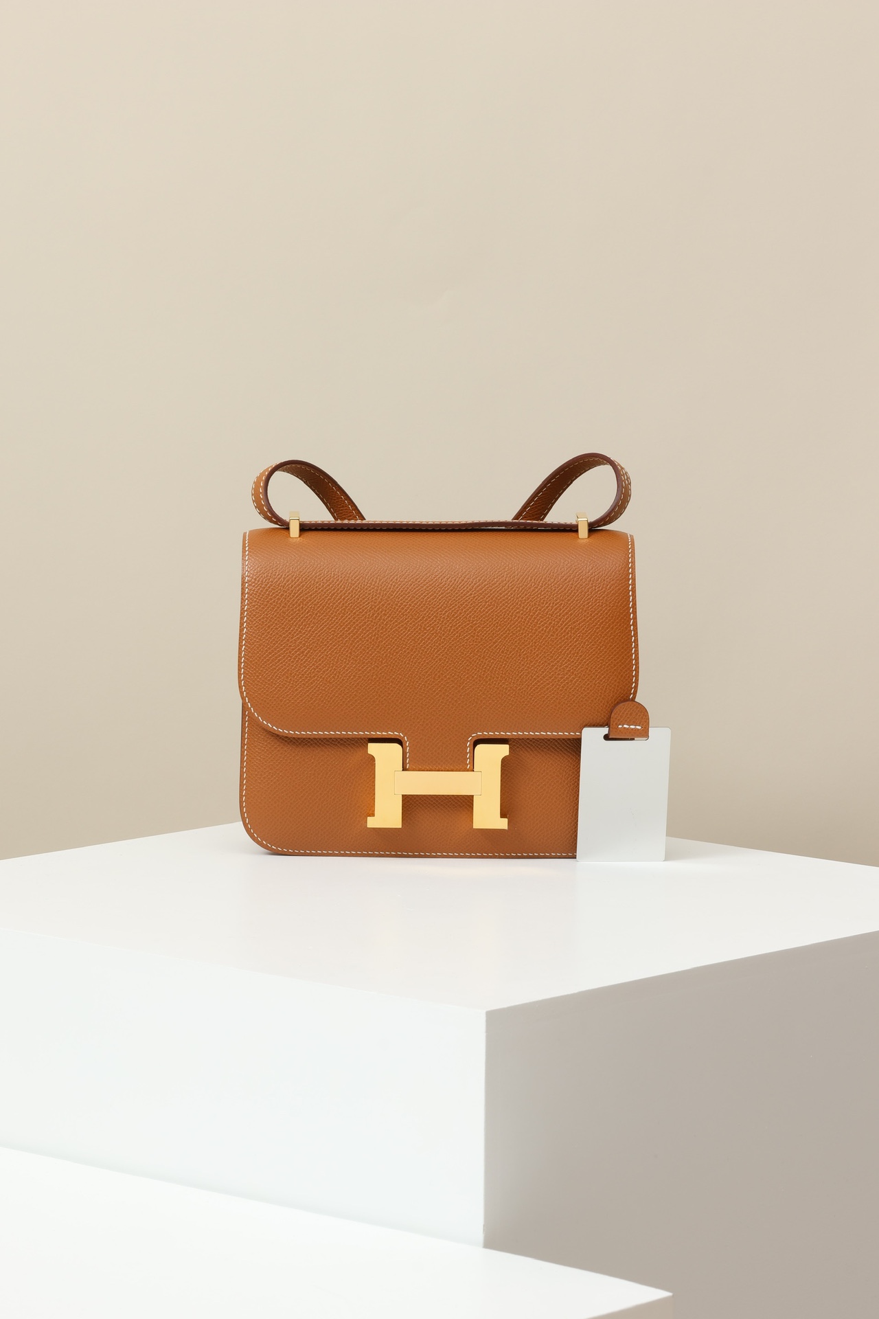 Hermès Constance 19 CK37 金棕 Epsom 皮 金扣