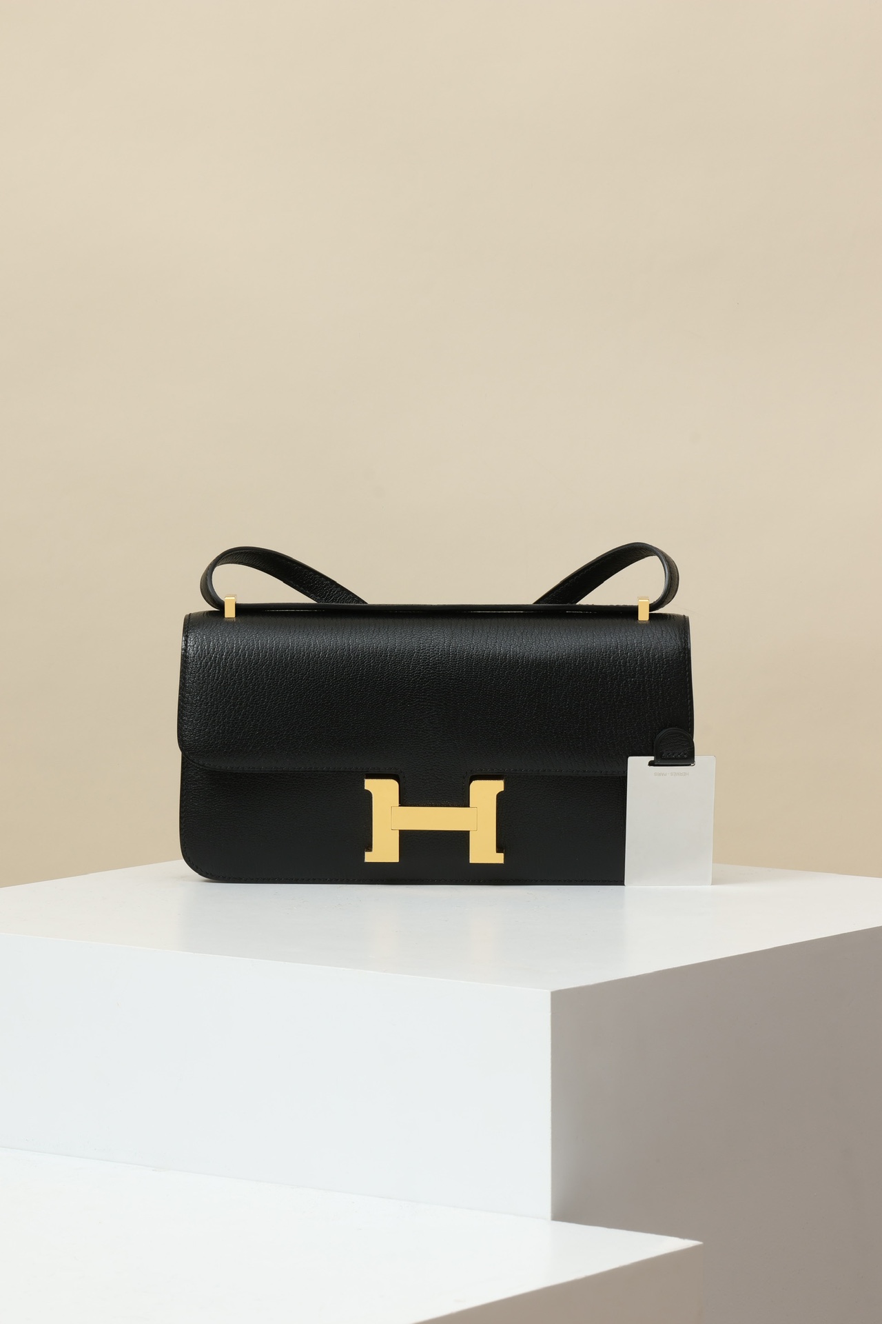 Hermès Constance 24 CK89 黑色 山羊皮 金扣